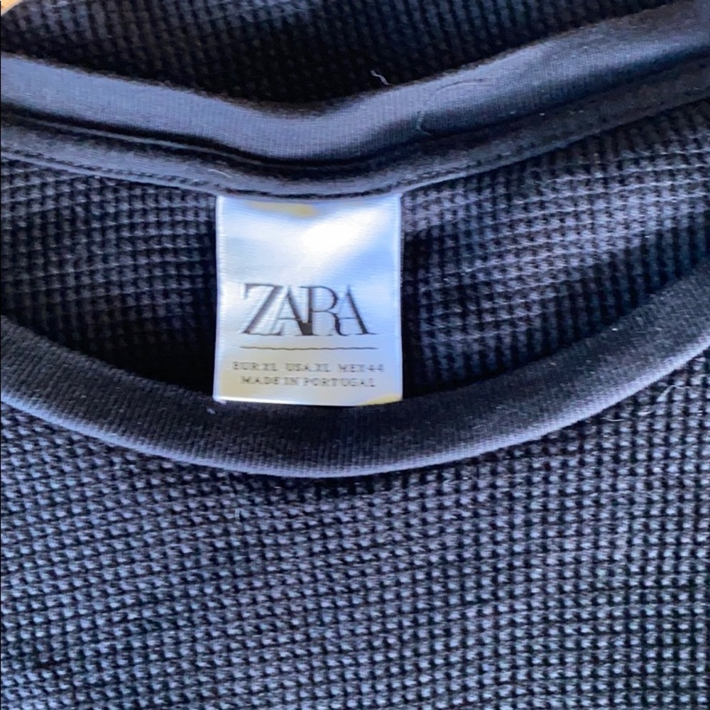 Men’s XL ribbed fitted shirt zara